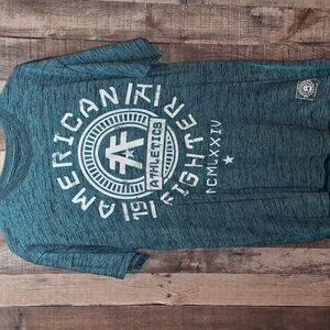 American Fighter Blue Graphic T-Shirt Mens XL MMA